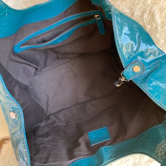 DOLCE & GABBANA “Allyson Bag” Vintage Green Leather Authentic Shoulder Purse - Picture 11 of 16